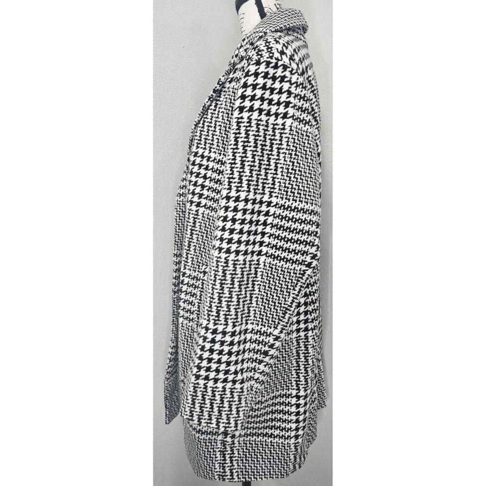Torrid Cozy Double Knit Longline Blazer Oversized Sz 2 (18-20) Taffy Glenn Plaid - Picture 6 of 13